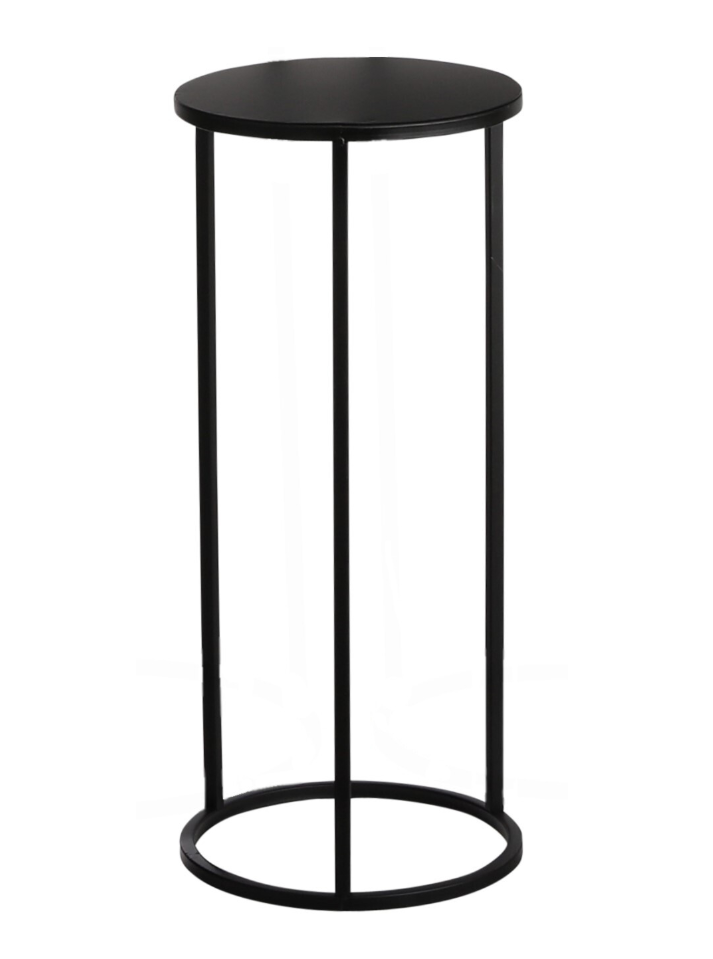 Mica Beistelltisch Quinty - D22 x H50 CM - Schwarz - Metall