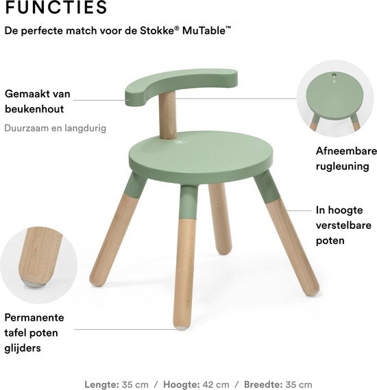 Stokke® MuTable™ Stuhl V2 Clover Green