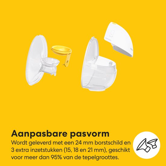 Medela Motion InBra™ – Elektrische Doppel-Milchpumpe – Tragbar und diskret – Effizient und komfortabel – Inklusive Einlagen