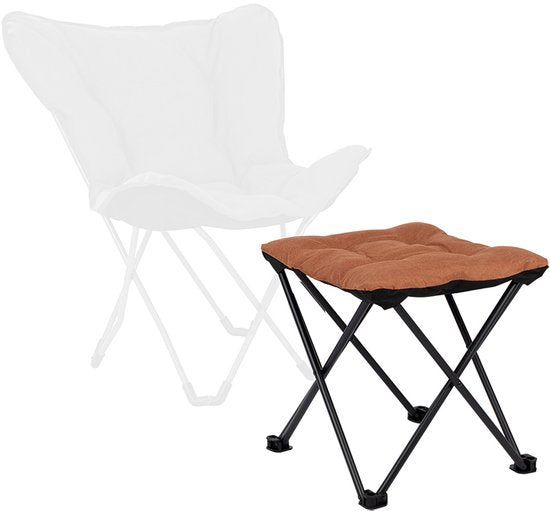 Bo-Camp – Industrial-Kollektion – Fußhocker – Hocker – Homer – Clay