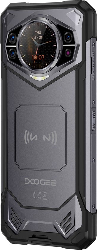 Doogee S200 NL – 6,72 Zoll – Robustes Smartphone – 12 GB + 20 GB RAM – 256 GB ROM – 10.100 mAh – Android 14.0 – Grau