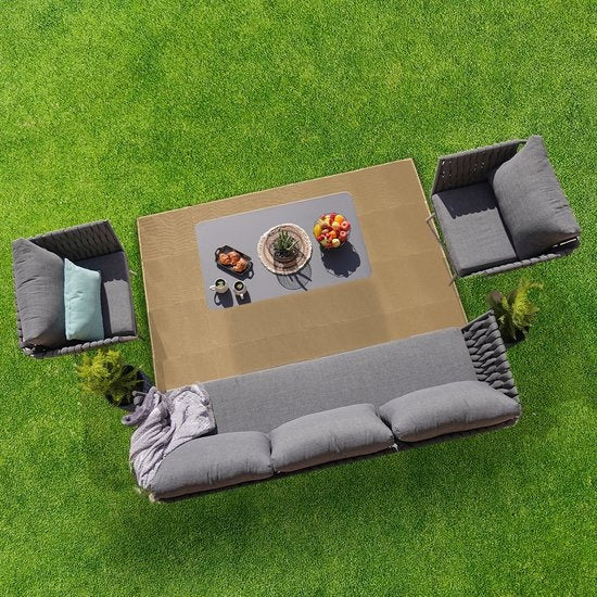 LifeGoods Outdoor-Teppich - 120x180CM - Teppich - Gartenteppich - inkl. Tragetasche - Beige