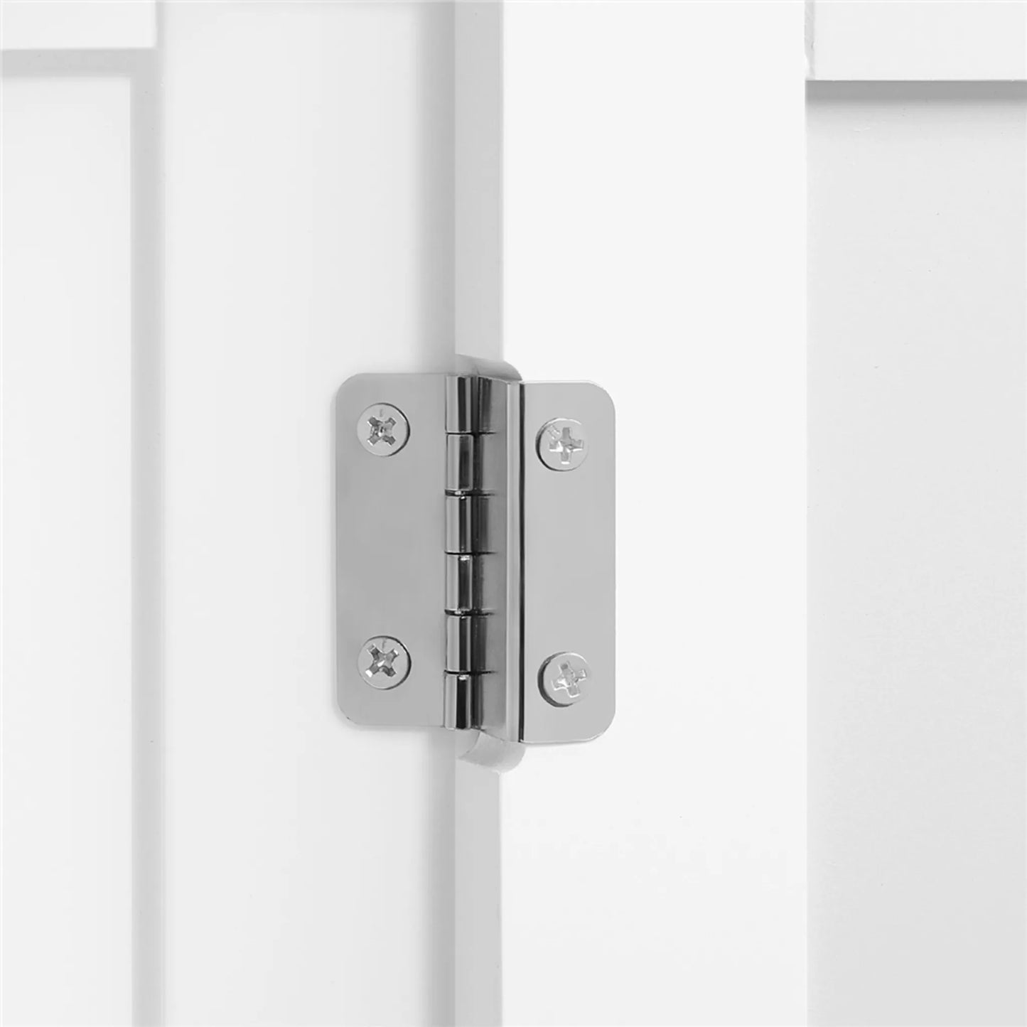 Yaheetech Badezimmerschrank mit 4 Schubladen und 1 Schranktür - Ausgestattet mit verstellbarem Einlegeboden und Anti-Kipp-Set und wasserabweisender Beschichtung - Für Bad und Wohnzimmer - Weiß Mdf - 81 x 30 x 81,5 cm