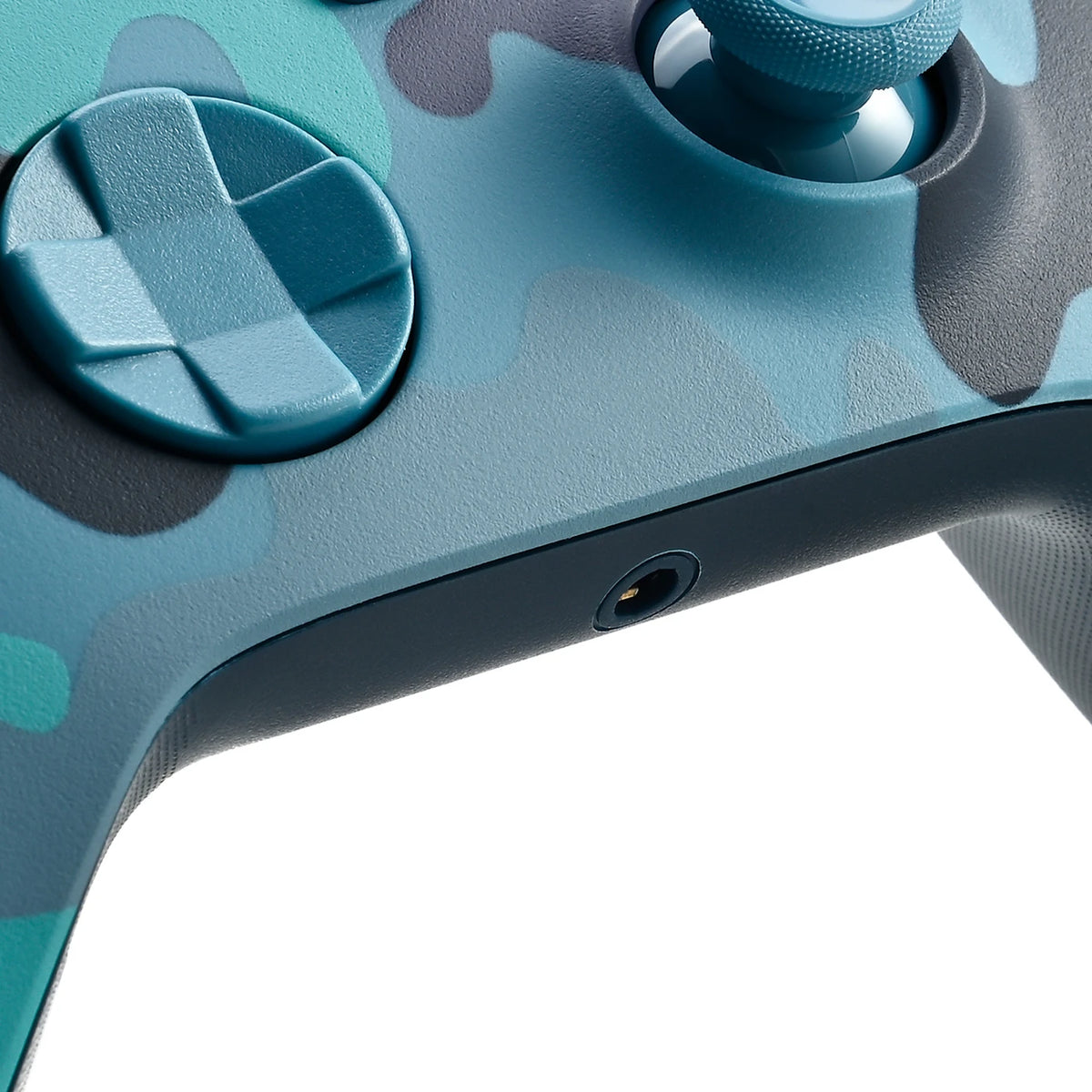 Rexsun WR007 Kabelloser Gamecontroller – Camouflage-Blau – 2,4 GHz, Xbox One/PC, Vibrationsfunktion