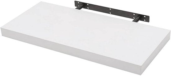 Woltu Wandregal – 30 x 22,9 x 3,8 cm – Wandmontage – MDF – Weiß
