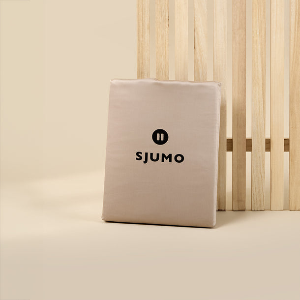 Sjumo Tencel™ Satin Bettbezug - Ultra weich & atmungsaktiv - 140x220 cm - Honey Glow - inklusive Kopfkissenbezug