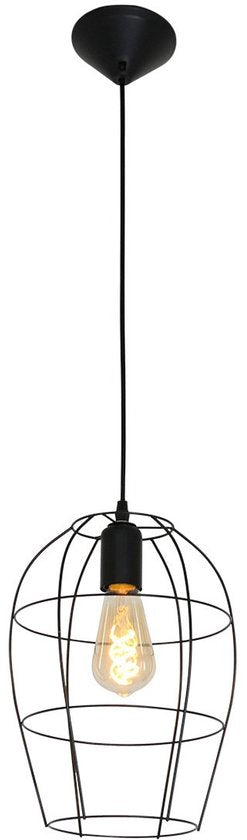 Hängeleuchte Minimalics 2705ZW – Schwarz, höhenverstellbar von 35 cm bis 185 cm, skandinavisches Design, mit E27-Fassung, von der Marke Mexlite, aus Metall, Kunststoff und Elektronik