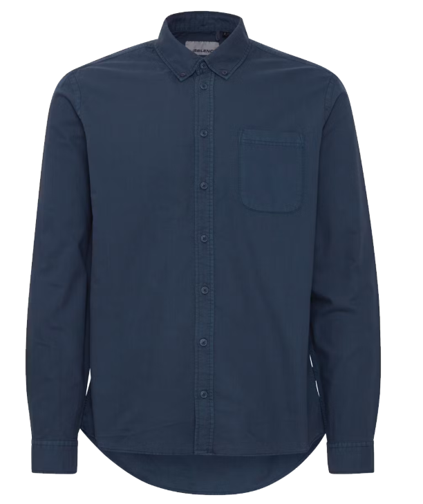 Blend Shirt Oxford Dress Blues - Größe M - Stilvolles Casual Herrenhemd