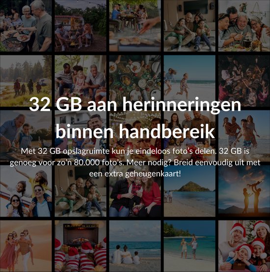Umbrion Digitaler Bilderrahmen – Frameo – HD – 10,1 Zoll – 32 GB