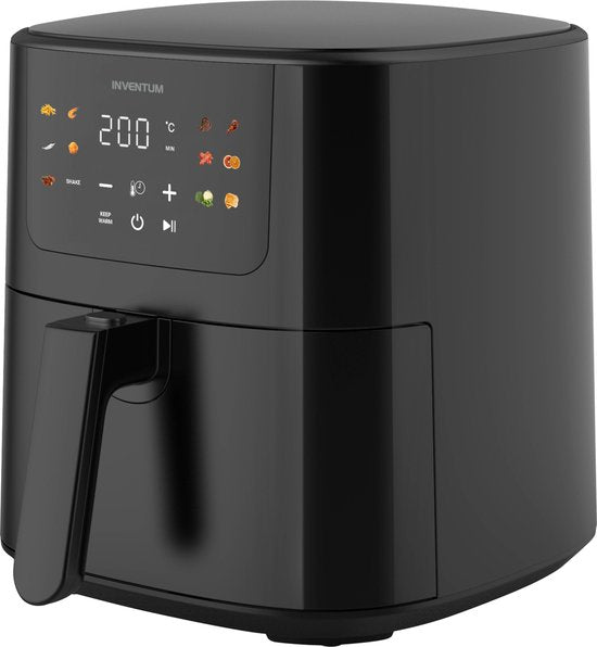 Inventum GF501HLDB - Airfryer - Heißluftfritteuse - 5 Liter - 70 bis 200 Grad - 1500 Watt - Schwarz - Best Buy Juni 2025