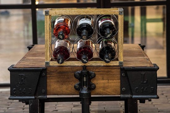 Kitchencraft Weinregal Industrieküche 34 X 17,5 Cm Stahl