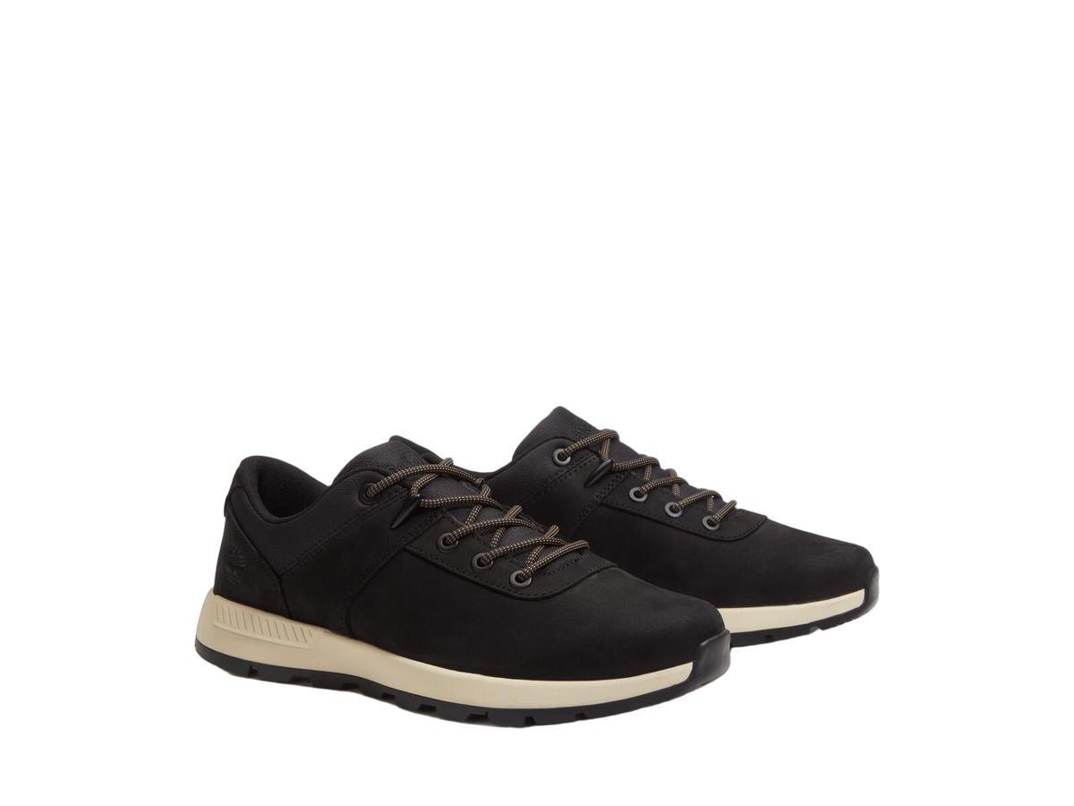 Timberland Sprint Low Schnürsneaker – Schwarz, Nubuk – Größe 45,0