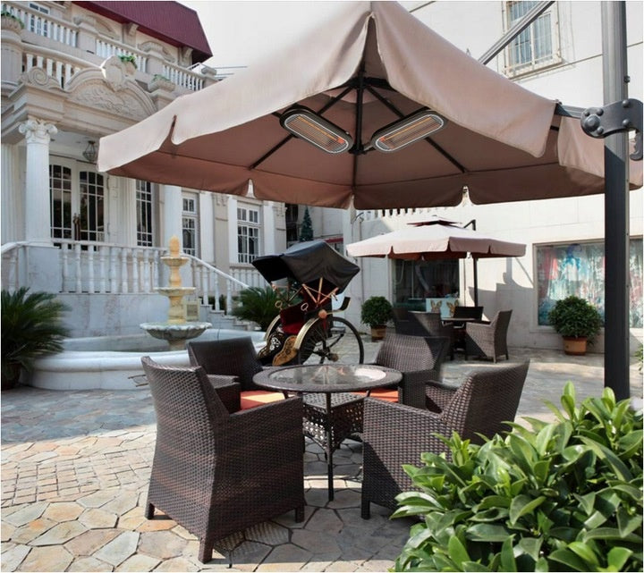 Kemper - Soleado Terrassen- und Balkonheizgerät - elektrisch - 2000W - hängend - IP65 - schwarz