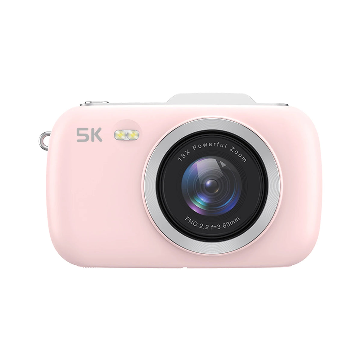 KOMERY G7 5K Digitalkamera – 80 MP UHD, 18-facher Zoom, Vlog-Kamera – Weiß