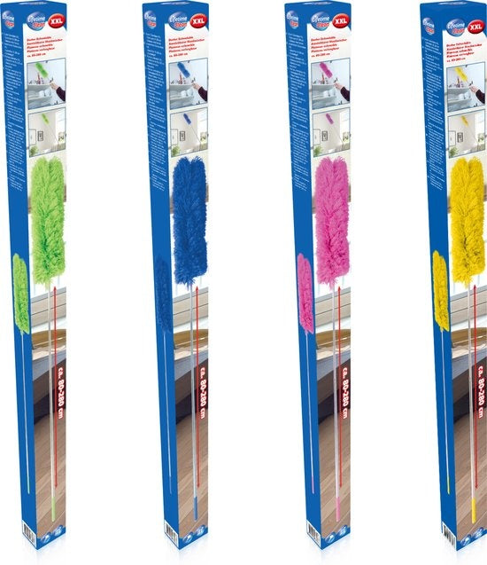 Lifetime Clean Teleskop Kehrschaufel - Kehrschaufel mit Teleskopstiel - Ausziehbar von 80-280CM - Kehrschaufel - Kunststoff