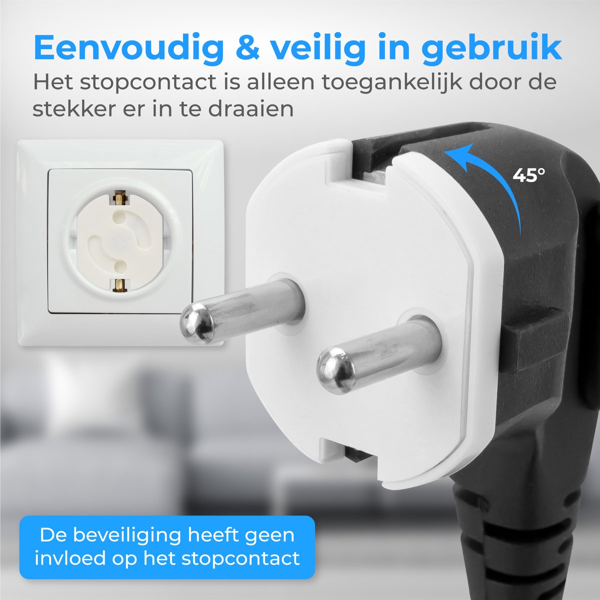 Nuvance - Steckdosenschützer - 24 Stück - weiß