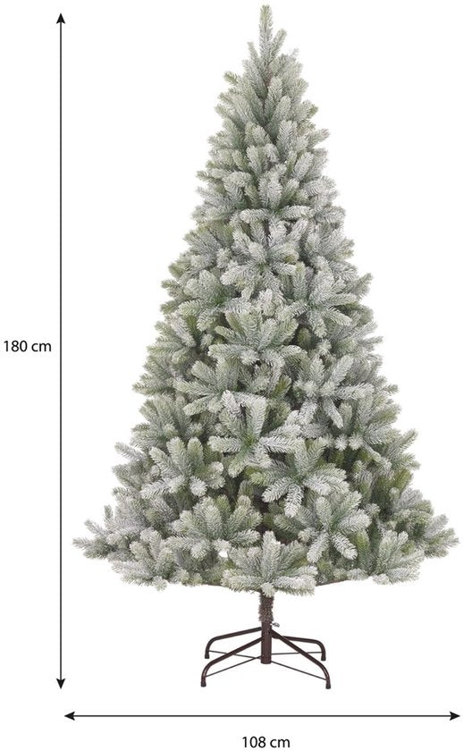 Black Box Trees Nagoya Weihnachtsbaum, grün, mattiert, mit Scharnierkonstruktion – Weihnachtsdekoration für den Innenbereich – Kunstbaum mit realistischem Aussehen – Höhe 180 x Durchmesser 108 cm
