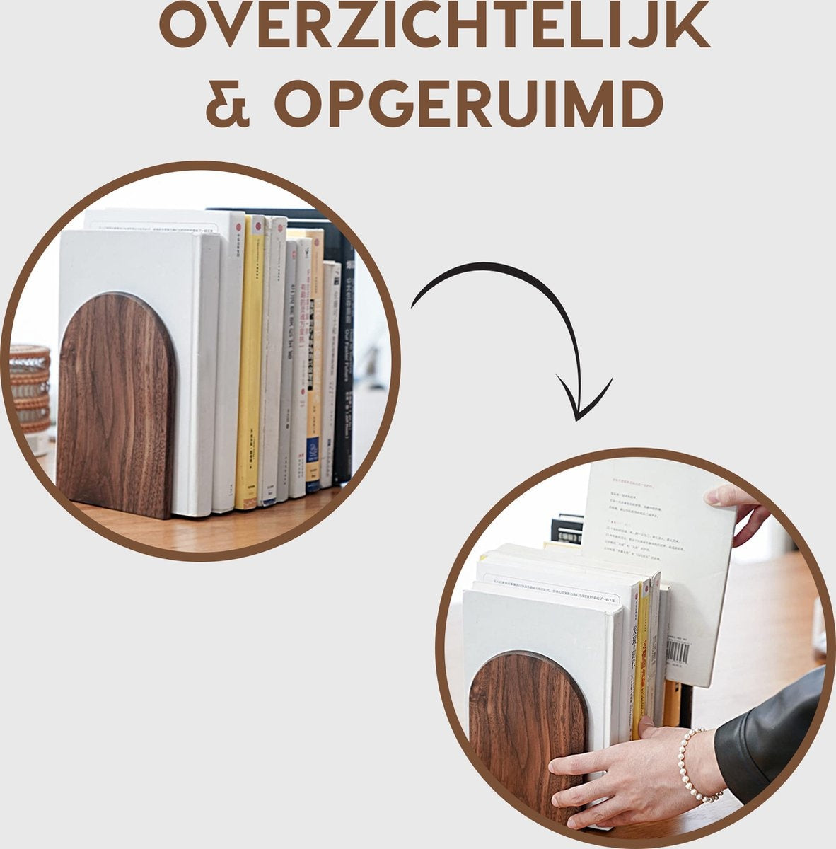MATTI - Buchanschlag - Buchhalter - Buchhalter - Buchablagen - Walnussholz
