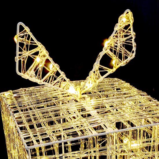 Nampook SET aus 2 beleuchteten Geschenkboxen - 30 LED - 15 cm hoch