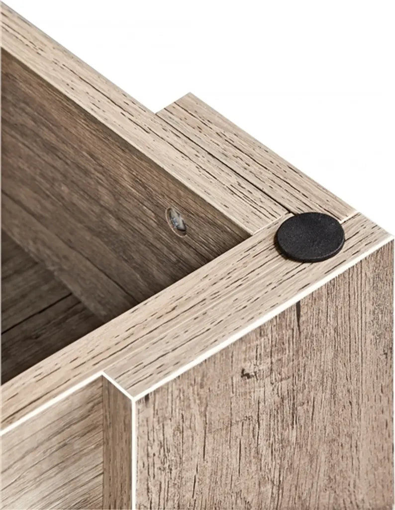 Yaheetech Couchtisch mit verstellbarer Tischplatte und Stauraum – Espresso – 98 x 50 x 41,8 cm