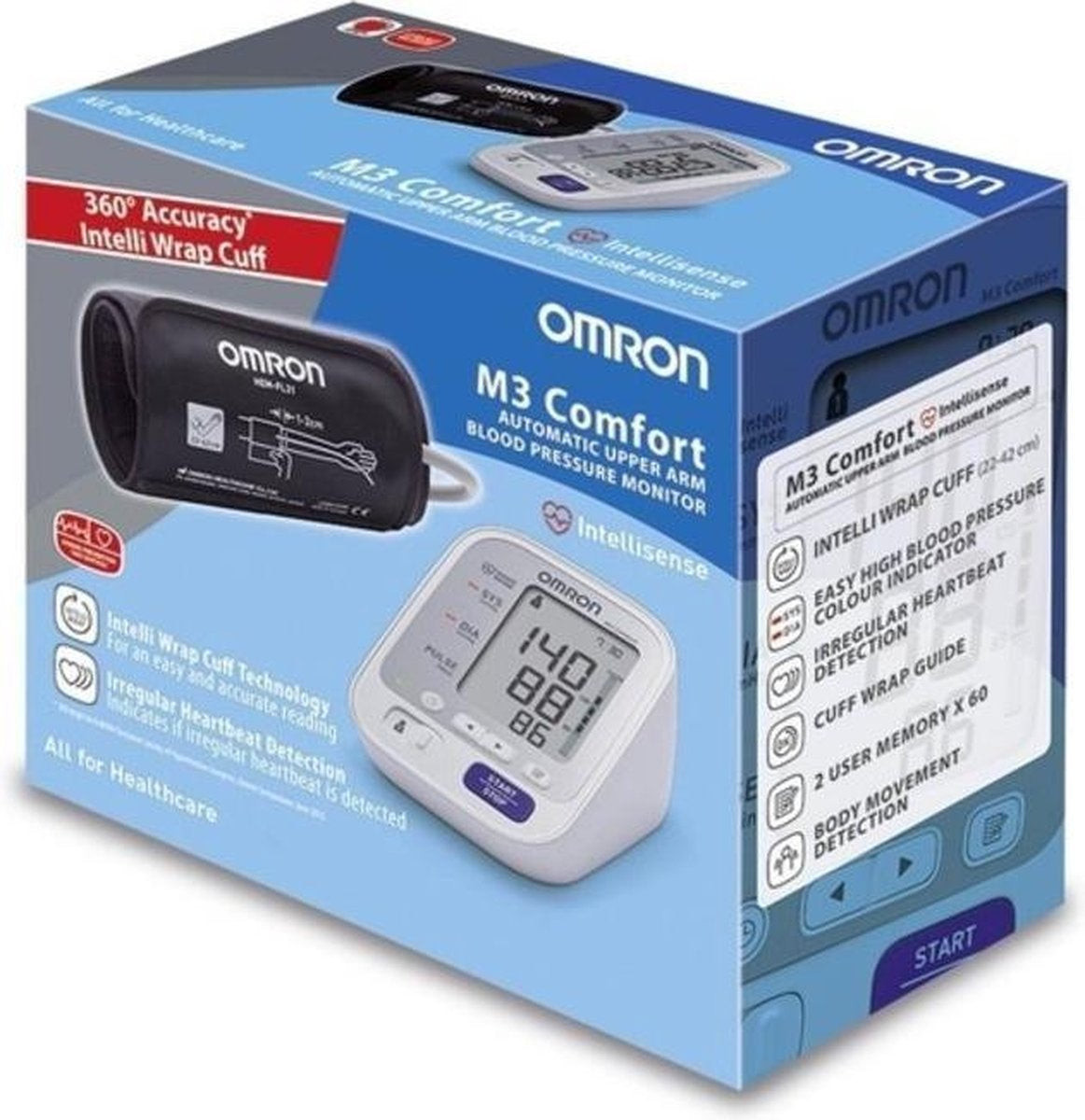 Omron M3 Comfort - Oberarm-Blutdruckmessgerät