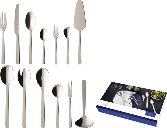 Villeroy & Boch Louis Besteckset - 68 Teile - Edelstahl