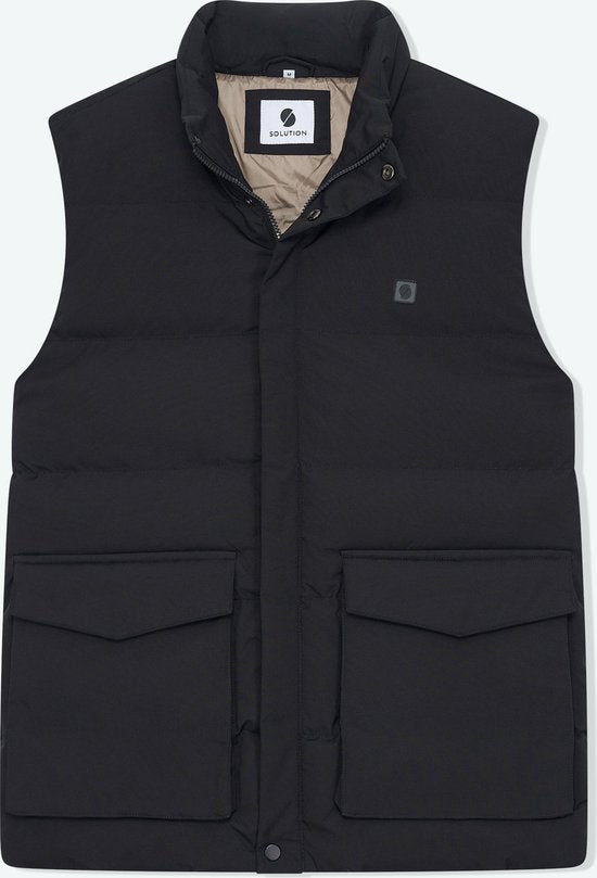 Solution Clothing Body - Bodywarmer - Jacke - Lang - Jacken - Bodywarmers - Erwachsene - Männer - Schwarz - XXL