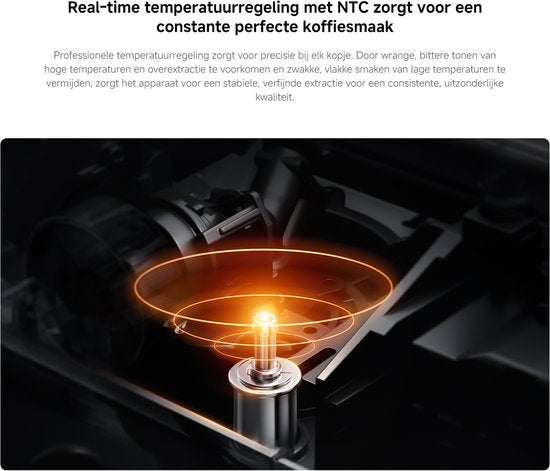 Xiaomi Halbautomatische Espressomaschine | Espressomaschine | 20 bar Pumpendruck | 1350 W | 0,9 l Wassertank | Milchaufschäumer aus Edelstahl | 1 und 2 Tassen | Kompakt