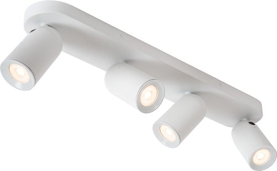 Lucide PUNCH – Deckenstrahler (Deckenleuchte) – 4xGU10 (MR16) – Weiß