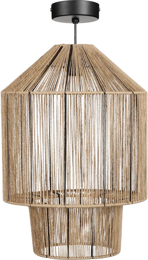 Mica Decorations Elsa Pendelleuchte - H49 x Ø35 cm - Jute - Hellbraun