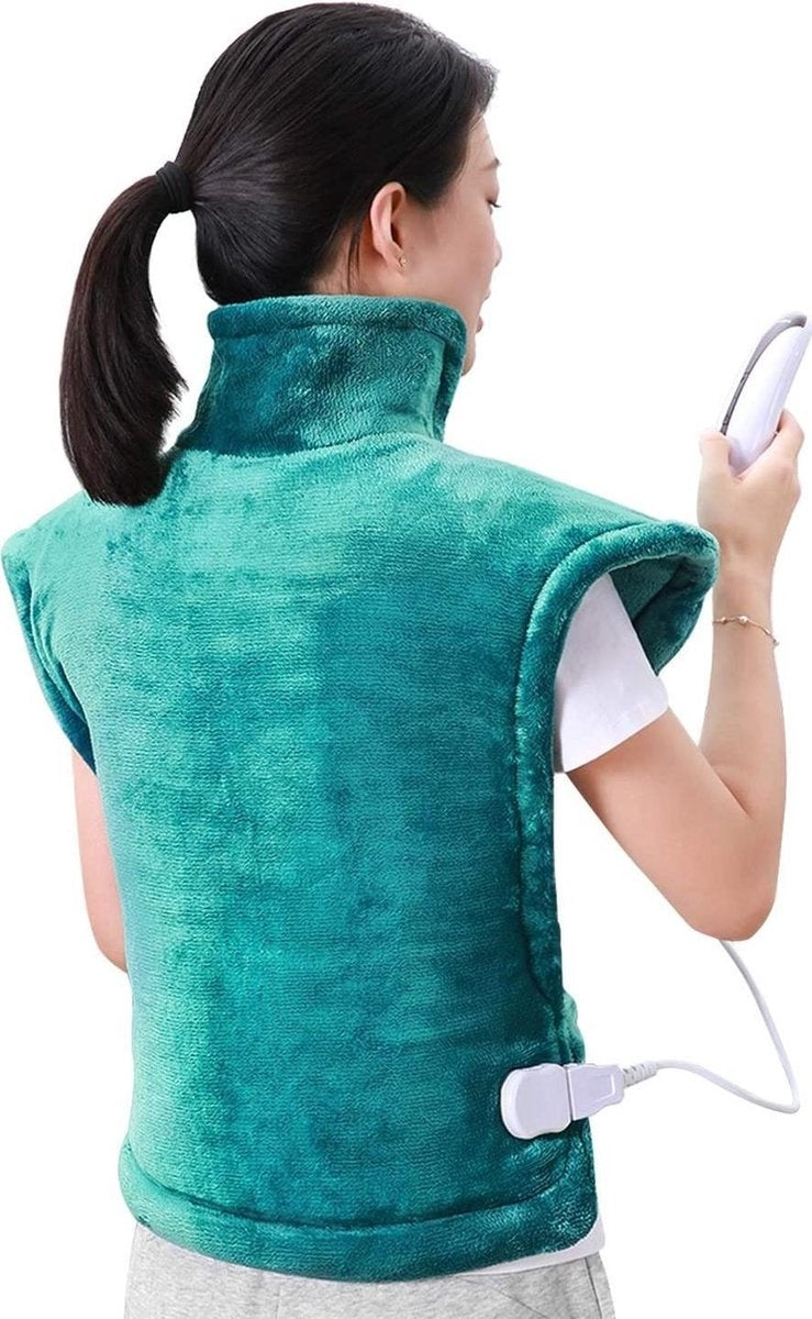 Lifeproducts Elektrisches Wärmekissen - einstellbare Wärme - elektrische Decke - elektrische Wärmematte - heizt Nacken, Schultern und unteren Rücken