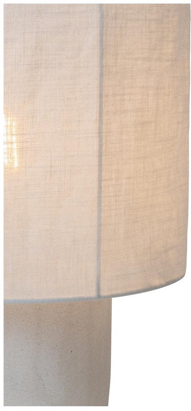 Lucide TISSAJA – Tischlampe – Ø 20 cm – 1xE14 – Weiß | Essential