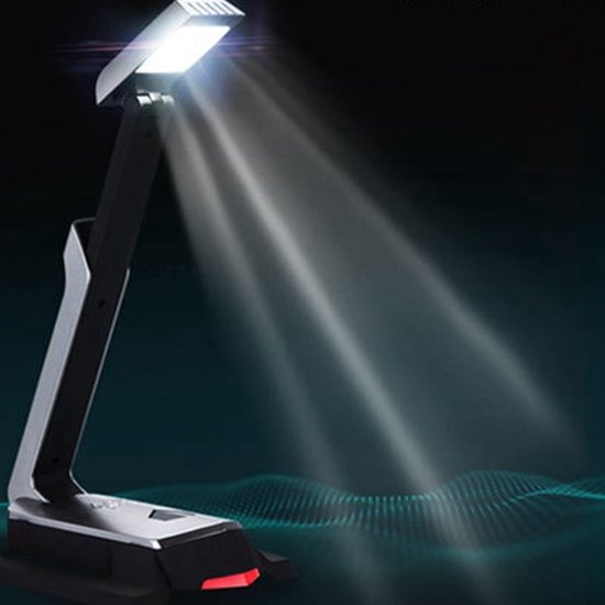 Kotion Each USB Microphone für PC - Mit Lampenfunktion und Headset-Ständer