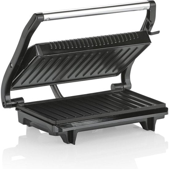 Tristar Kontaktgrill – GR-2846 – 700 W – Sandwichtoaster – 22,5 x 14 cm Grillfläche – Aluminium