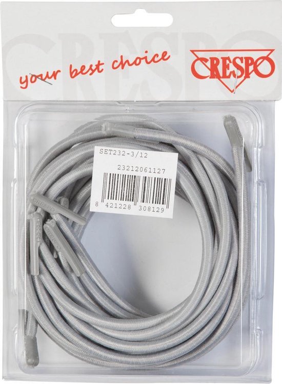 Crespo-Gummiband – Liegestühle – 2x kurz – 2x lang – grau