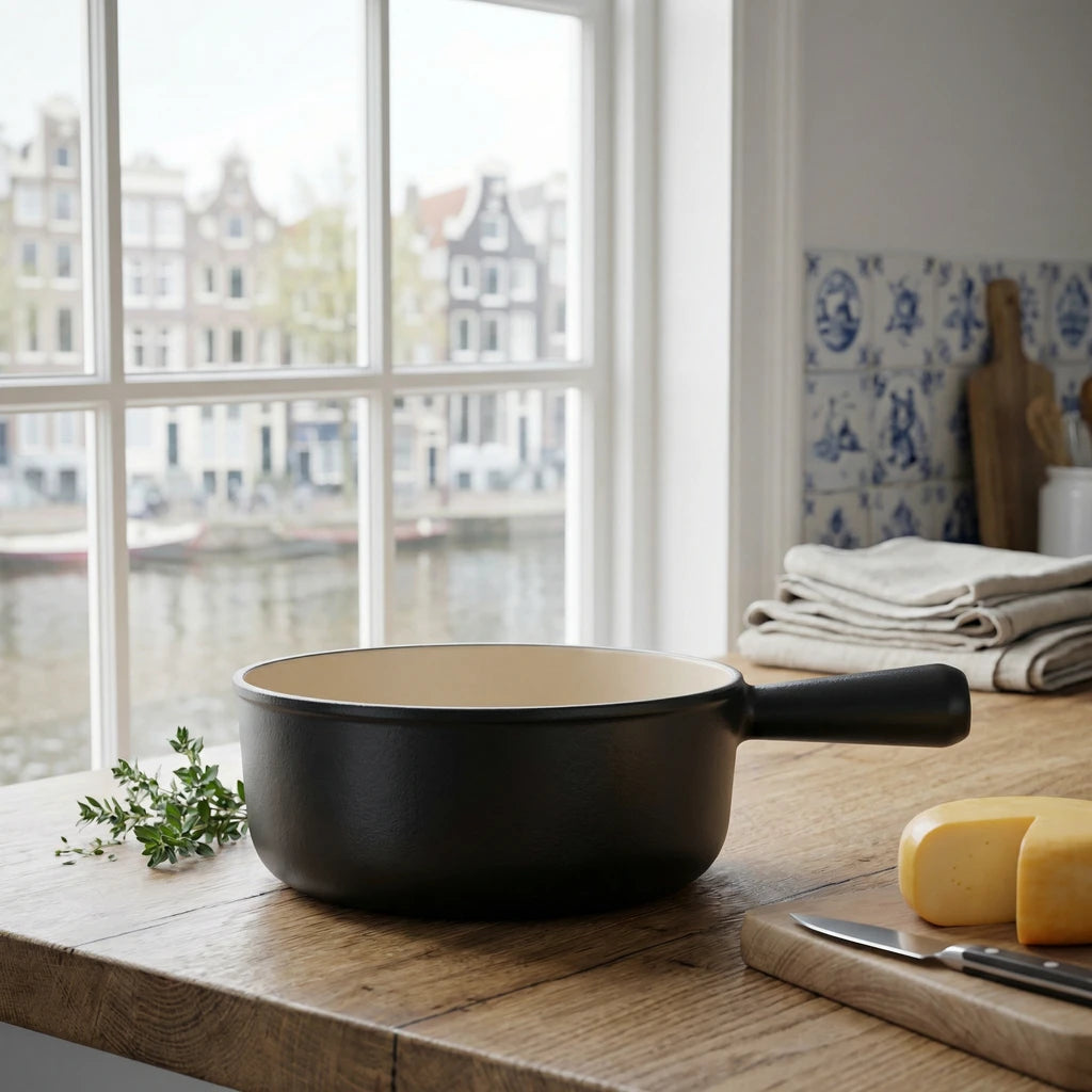 Le Creuset Gusseisen-Bratpfanne – 22 cm, schwarz