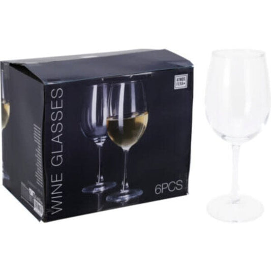 Atmos Fera Weingläser – 6er-Set – 350 ml – transparent