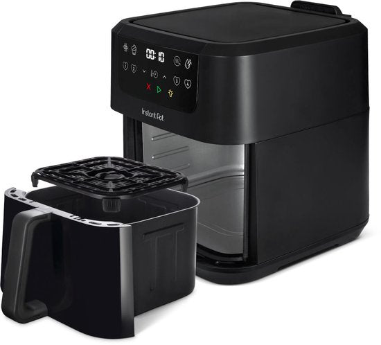 Instant Pot Vortex Plus 5 l Heißluftfritteuse – 4-in-1 – ClearCook-Sichtfenster – OdourErase-Geruchsfilter – EvenCrisp – spülmaschinenfest