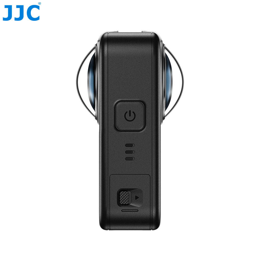 JJC Objektivschutz für DJI Osmo 360 und Osmo 360 II – 2er-Set – 95–98 % Lichtdurchlässigkeit – Antireflex und wasserabweisend – Transparent