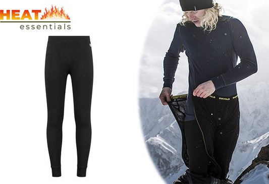 Heat Essentials – Thermounterwäsche für Herren – Thermohose für Herren – Schwarz – M – Thermokleidung für Herren – Thermo-Leggings für Herren – Auch als Thermoset erhältlich