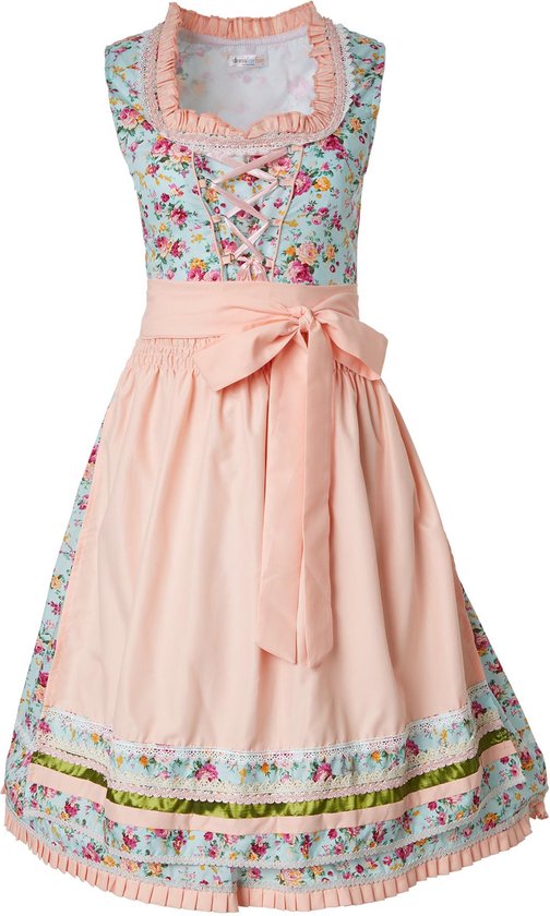 Dressforfun Faschingskostüm Midi-Dirndl Erding Modell 2 – Damen – Größe XL