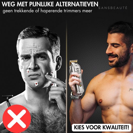 Professionelle kabellose Haarschneidemaschine - Haarschneider Herrenkopfhaar - Cheveux Haar - Haartrimmer - Friseur Haar Maschine - Haarschneider - Trimmer Bart - Trimmgerät - Barbier Haarschneider - Friseur Trimmer - Barbier Set