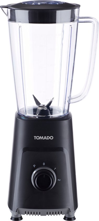 Tomado TTB1001B - Mixer - 1 Liter - 2 Geschwindigkeiten - 300W - Pulsmodus - Schwarz