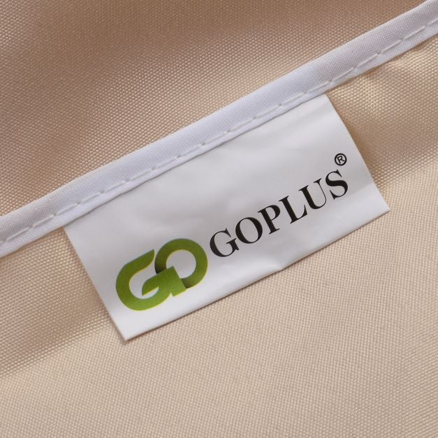 Sun Canopy Ersatz-Dach für Schaukelstuhl Beige/Grün 168 x 115 cm