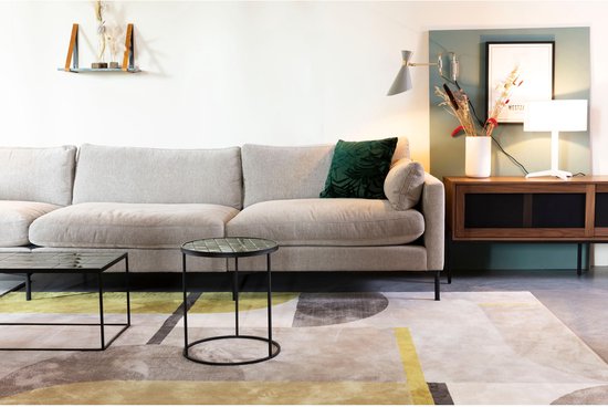 Zuiver Glasierter Couchtisch 93x42,5 cm Grün