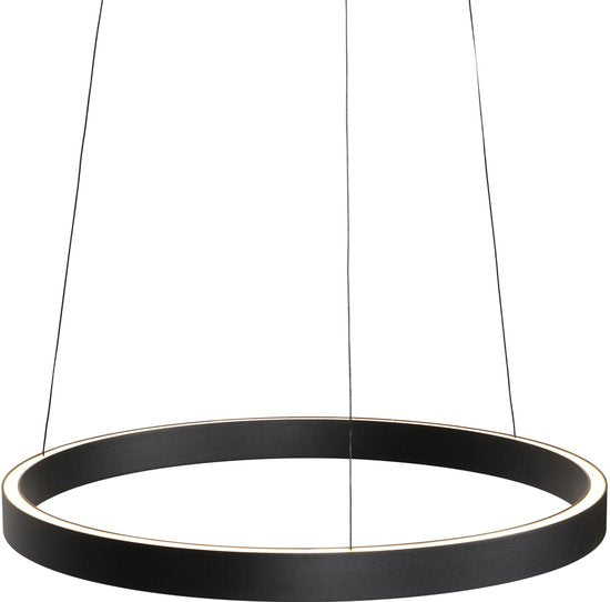 Steinhauer Exclusive Hängeleuchte Mykty - Metall - Ø 60 cm - LED - Schwarz