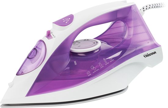 Tristar ST-8350 – Bügeleisen 2200 W – Dampfbügeleisen 0,26 l – 30 g Dampf pro Minute – Lila