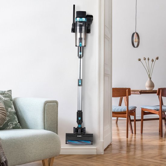 DOMO DO244SV BLDC-Staubsauger 2-in-1 – 0,8 l – 29,6 V – 60 Min. Laufzeit