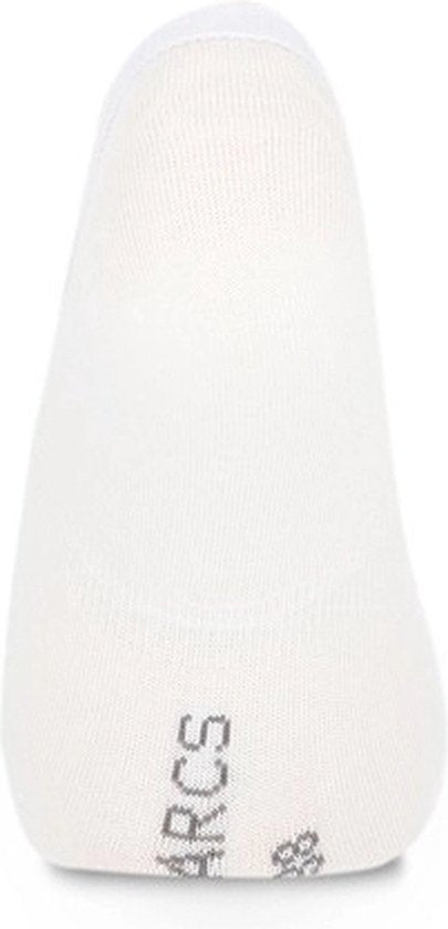 Marcmarcs - 2 Paar unsichtbare Sneaker Socken - Anti-Rutsch-Band an Ferse - Größe 38 - Schwarz
