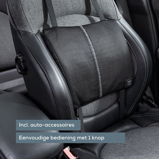 Beurer HK 70 Ergonomisches Wärmekissen für Rücken & Stuhl - Universalbefestigung - Geeignet für Auto & Schreibtisch - Schnelles Aufheizen - Automatische Abschaltung - Ergonomisch